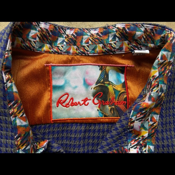 Robert Graham Flip Cuff Button Down Shirt 4XL - Picture 3 of 8